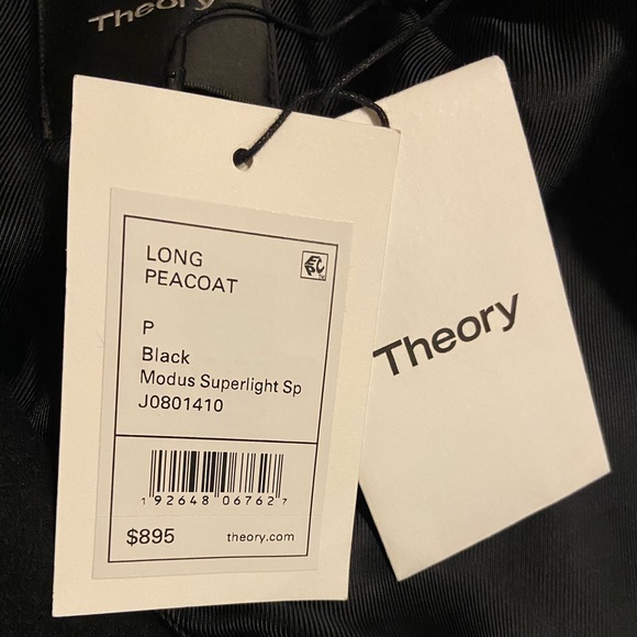 Theory “Long Peacoat”. - Picture 7 of 8
